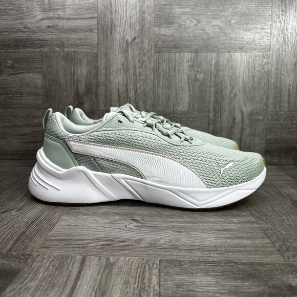 Puma Soft Ride Women's size 10 Light Green Lightweight Running Shoes - Picture 1 of 8